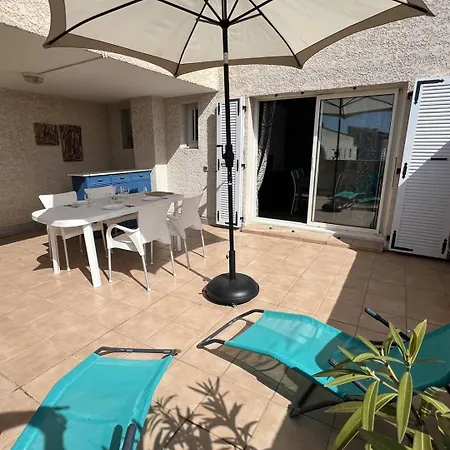Samaria Village Joli 5 Personnes Piscine A Rochelongue Cap D'agde Apartment *